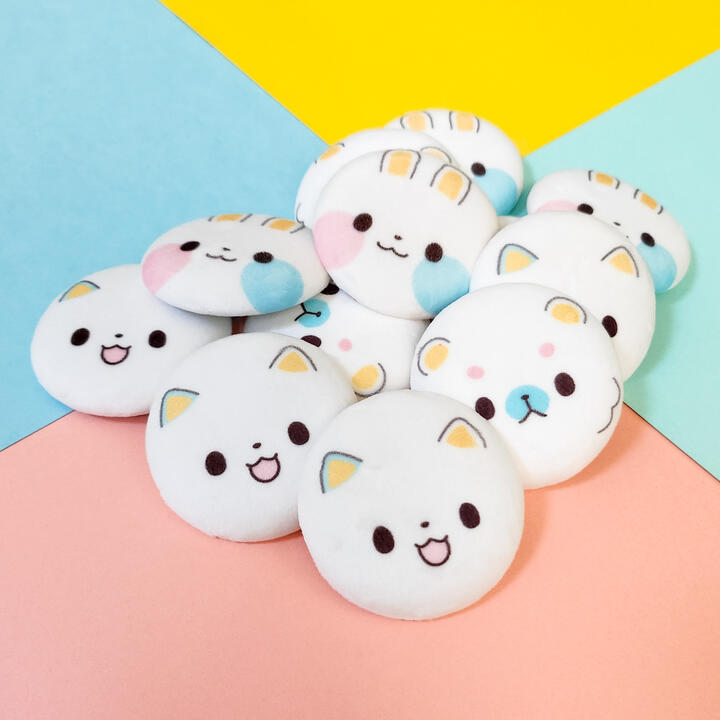 mascot plush buttons